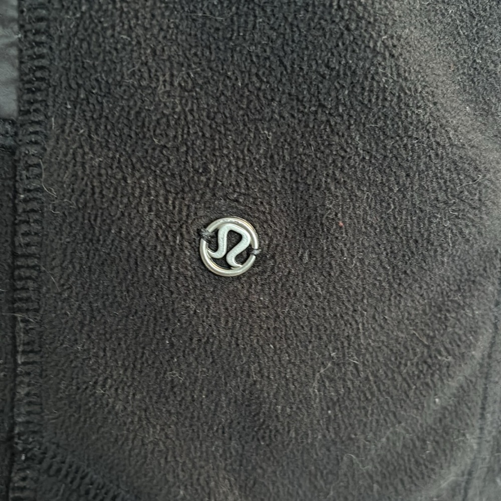 Lululemon Fleecy Keen Jacket Black Size 4 Fleece Activewear Outerwear Workout - Picture 10 of 11